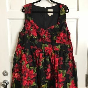 Modcloth Poinsettia Dress